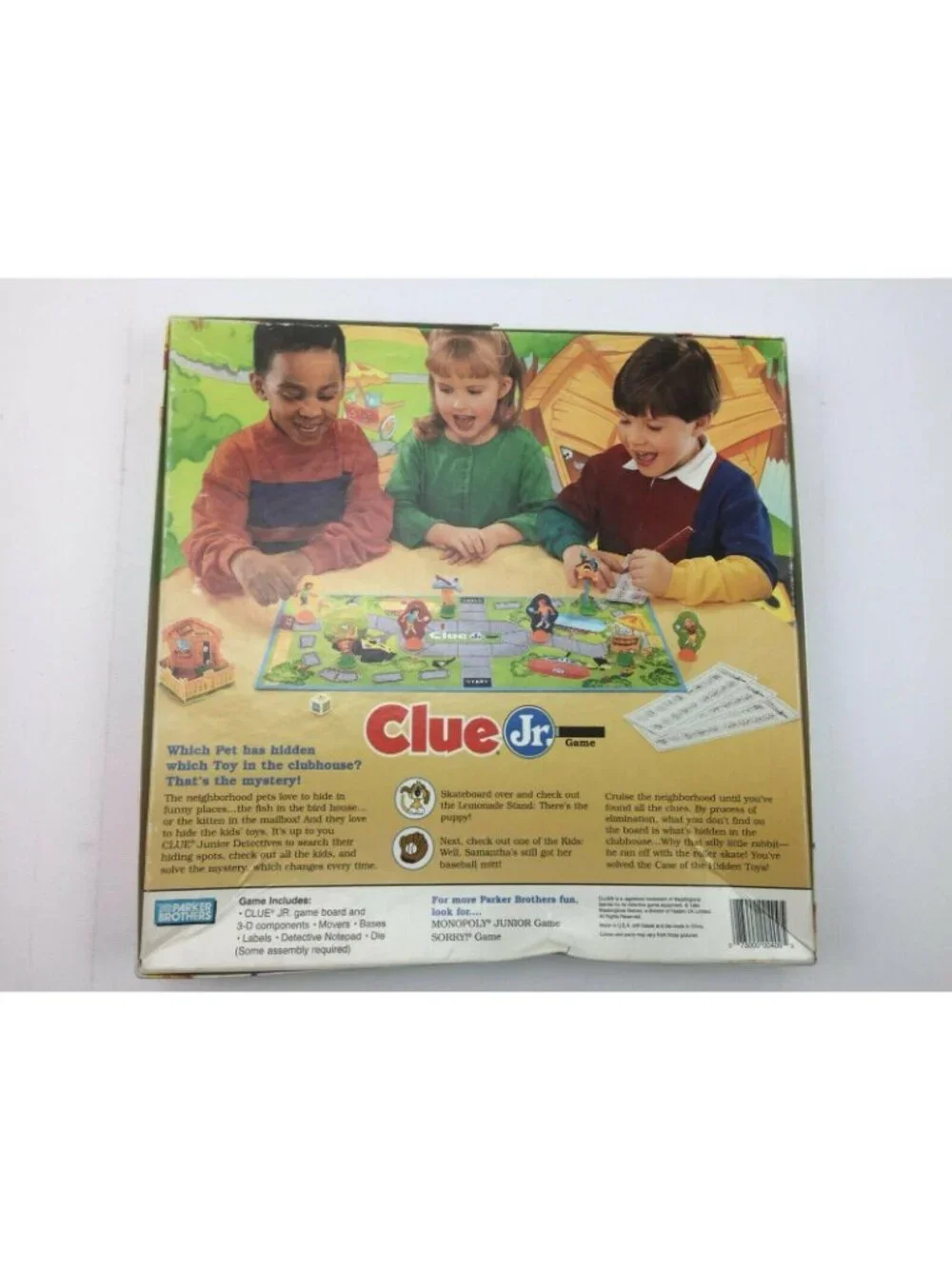 Clue Jr Case of The Hidden Toys by Parker Brothers 1995 Replacement Pieces
